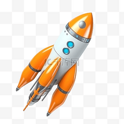 火箭 3d 图