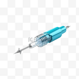 疫苗接种注射医疗 3d 插图