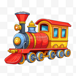 儿童的火车图片_儿童玩具火车png插图