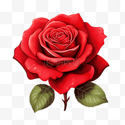 花 紅玫瑰