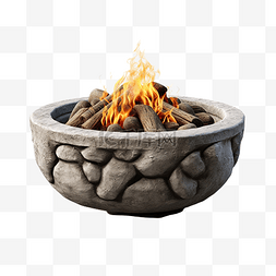 圆形的火焰图片_圆形火坑3D模型 - TurboSquid 1020803