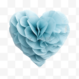 蓝色糖果盒子图片_可爱的3D粉彩蓝色心形装饰