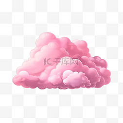 粉紅色的雲圖