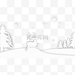 圣诞树雪花的图片_圣诞节冬季森林横美丽雪花