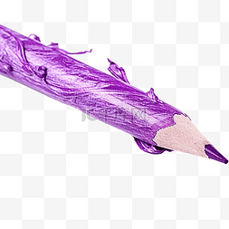 紫色铅笔涂鸦颜料