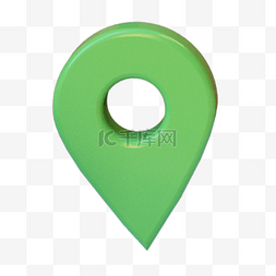 绿色时尚装饰图片_旅行物品3d渲染绿色