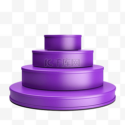 紫色讲台图片_适合产品展示演示的紫色讲台