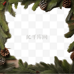 木空间图片_圣诞木与冷杉树枝装饰着圣诞饰品
