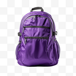包装图片_学校背包紫色