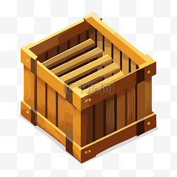 木箱子 向量