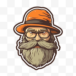 捷克狼犬图片_纹身设计与一个留着胡子的男人，