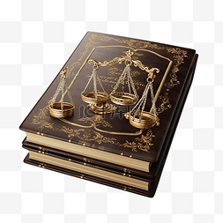 文件法律图片_3d 插图法律书