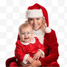 你回家吃饭图片_圣诞树旁装扮成圣诞老人的有趣小
