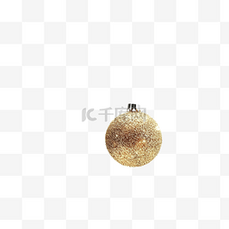 新年海新年装饰图片_3d 闪亮的金色小玩意挂着模糊星星