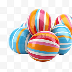 复活节彩蛋兔子图片_复活节彩蛋条纹