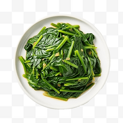 里脊炒饭图片_炒空心菜或分离的 pak boong fai daeng