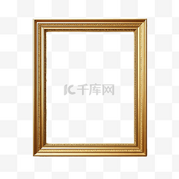 玻璃框架图片_带有路路通和复制空间的金色相框