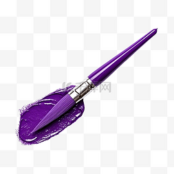 紫色酒精墨水画笔