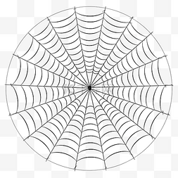 线描动物图案图片_圆形对称蜘蛛网一行艺术连续线绘
