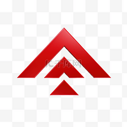 红色正确符号图片_红色箭头形状免费PNG