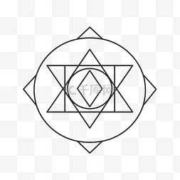 印欧神圣几何学的图像 向量