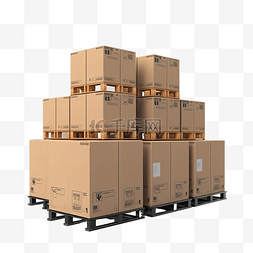 集装箱3d图片_集装箱货物运输物流服务集装箱与