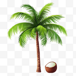 椰子树 PNG