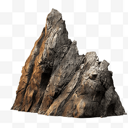 顶峰让利图片_孤立的岩石山