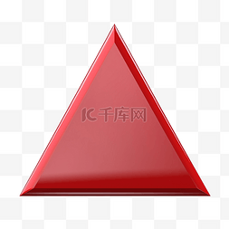 3d几何形图片_红色金字塔几何形状的 3d 渲染