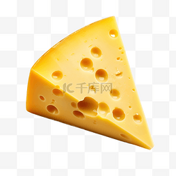 荷兰奶酪图片_奶酪单片隔离PNG背景免费PNG
