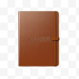 笔记本日记棕色
