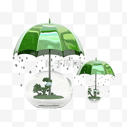 天气凉爽图片_3d 插图雨在地球母亲日集