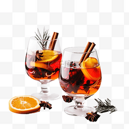两块切开的橙子图片_传统冬秋季饮品