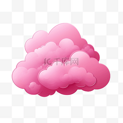 粉紅色的雲圖