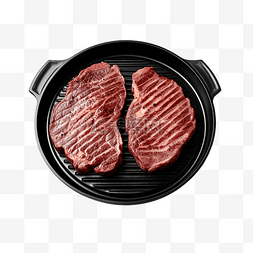 切牛排图片_铁锅烧烤炉基本形状烧烤牛肉熏烤