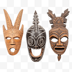 加里曼丹达雅克民族面具