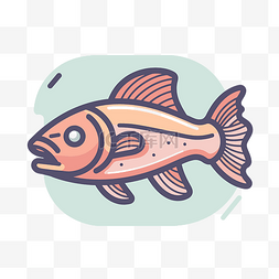 鱼的插图图片_鱼的插图 向量