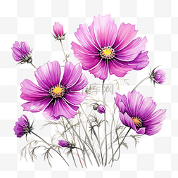 美丽花园背景图片_紫色花园宇宙
