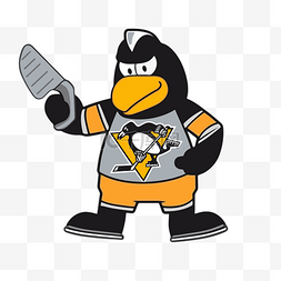 企鹅吉祥物图片_匹兹堡企鹅 向量