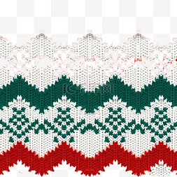 抽象针织圣诞图案