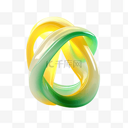 五彩缤纷线条图片_抽象明亮的装饰物黄色和绿色扭曲
