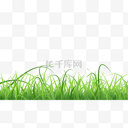 绿色自然风光图片_青草地边框自然植物