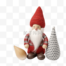 斯堪的纳维亚风格图片_斯堪的纳维亚侏儒与圣诞玩具