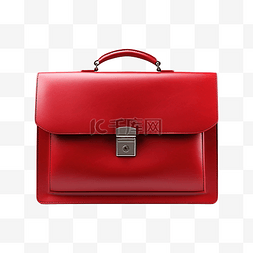 红色办公包