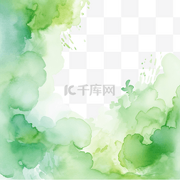 背景绿色水图片_绿色抽象柔和水彩颜料染色背景婚