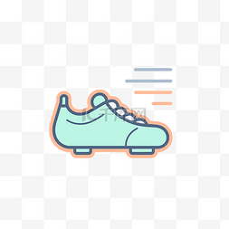 足球鞋背景图片_形状像足球鞋的图标 向量