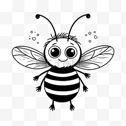 昆虫可爱蜜蜂涂鸦