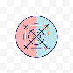 代表网站未来方向的抽象圆圈图标
