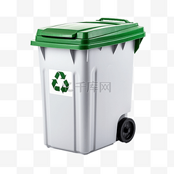 3d 插图垃圾桶适合生态