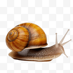 蜗牛 有趣的软体动物蜗牛